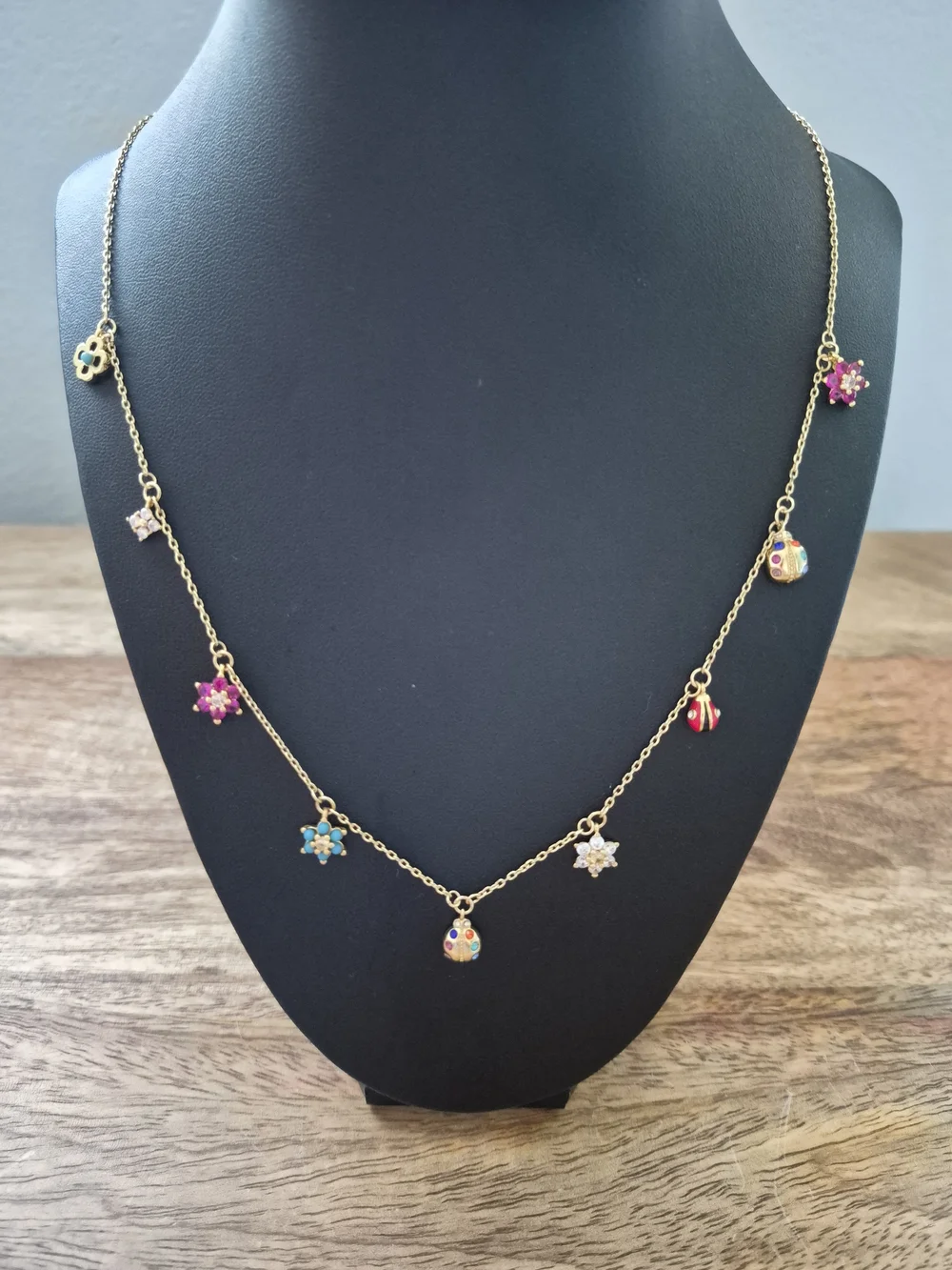 NWT New Kate Spade Nature Walk Ladybug Charm Necklace